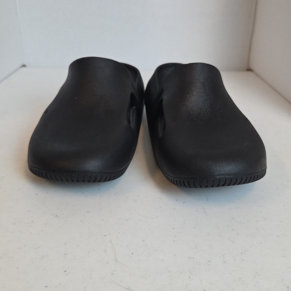 Nike Women Black Calm Mule Slide Sandals — Simple Minimalist Design Size 9 - Picture 6 of 8